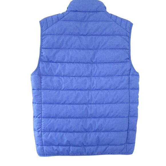 UNTUCKit Thierry Puffer Vest Men Small Blue Zip Up Sleeveless Coat Excellent! - Picture 2 of 4